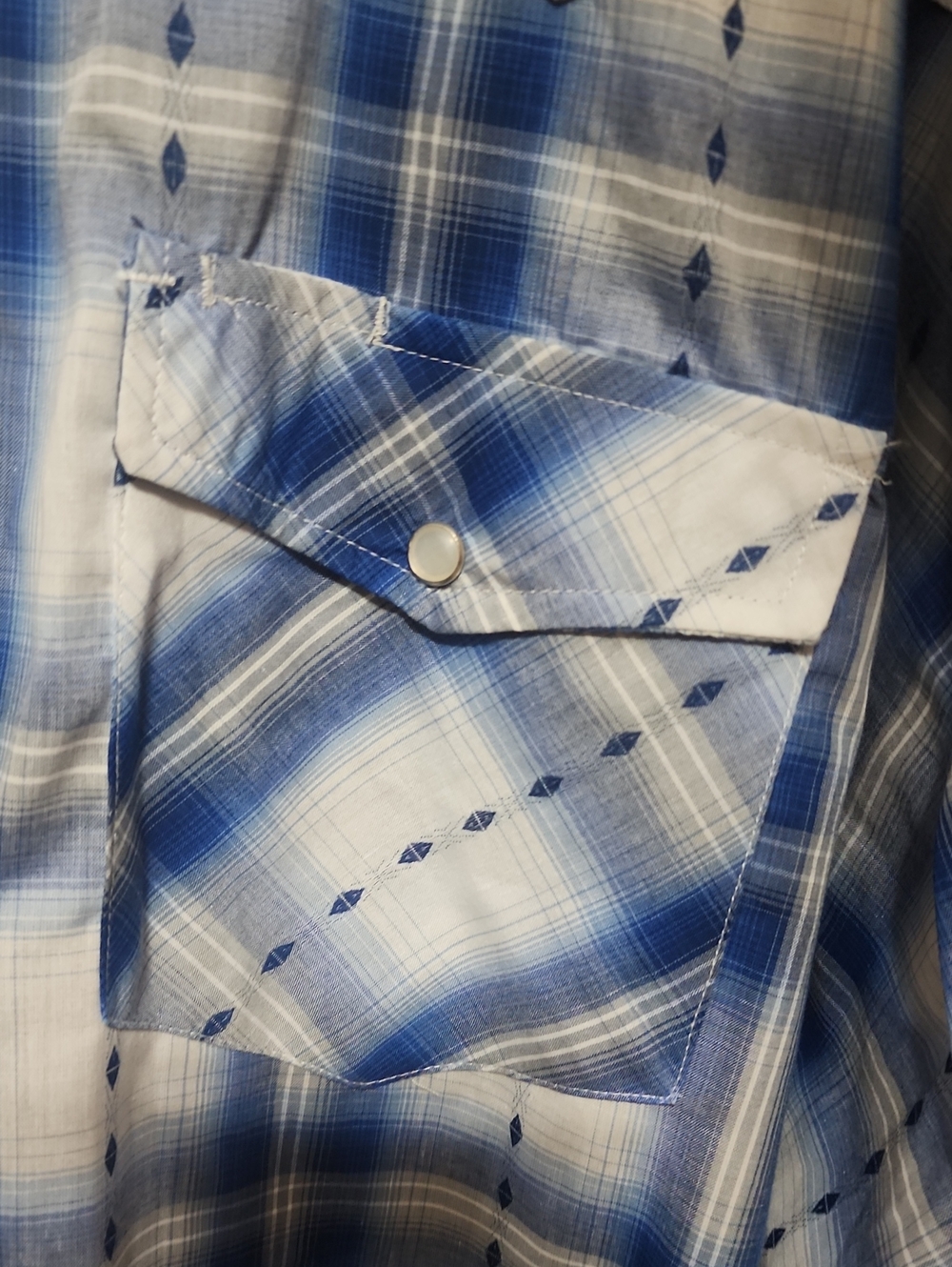 Work N' Sport Plaid Button-Up Shirt - Picture 7 of 8